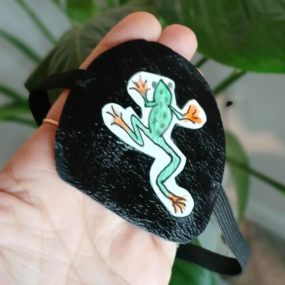 Tree Frog Patch, Adjustable Vision Accessory, Ocular Aid, Costume Accessory - Picture 4 of 4
